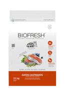 Ração Biofresh Gatos Adultos Castrados Salmão 7,5kg