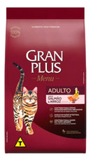 Ração GranPlus Menu Gatos Adultos Castrados Salmão e Arroz 10,1kg