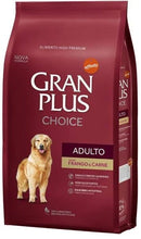 Ração GranPlus Choice Cães Adultos Frango e Carne 15kg